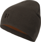 Härkila Reversible Beanie, shadow brown/rustique clay