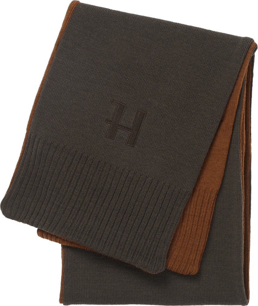 Härkila Reversible Scarf, shadow brown/rustique clay