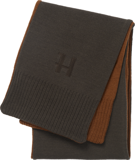 Härkila Reversible Scarf, shadow brown/rustique clay
