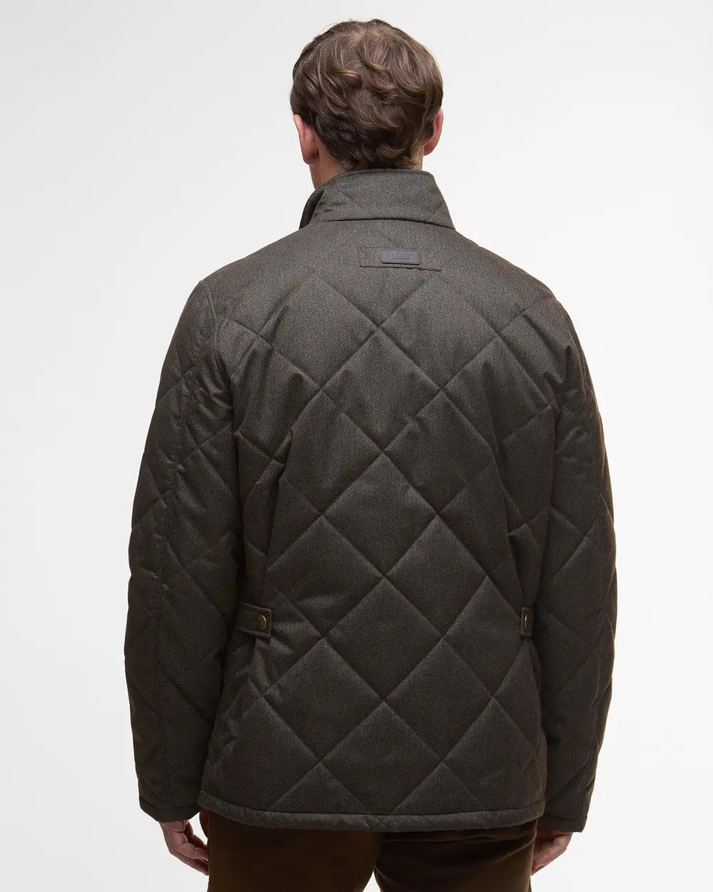 Barbour Winter Shoveler Quilted Jacket, dark olive