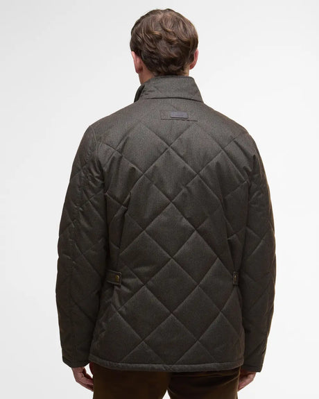 Barbour Winter Shoveler Quilted Jacket, dark olive