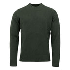 Laksen Kensington, lamswollen herentrui met ronde hals, loden