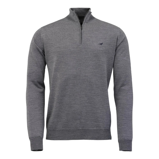 Laksen Norfolk Zip Neck, overcast