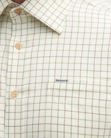 Barbour Field Tattersall Regular Shirt, green/brown