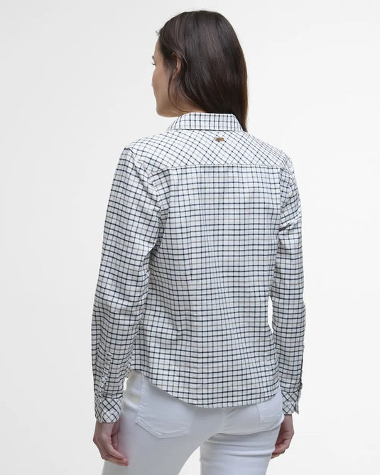 Barbour Woodside Check Shirt, navy check