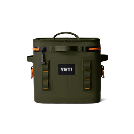 Yeti Hopper Flip 12, soft koeltas, olive/king crab orange