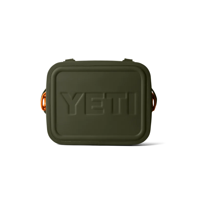 Yeti Hopper Flip 12, soft koeltas, olive/king crab orange