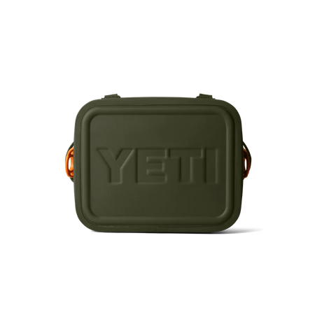Yeti Hopper Flip 12, soft koeltas, olive/king crab orange