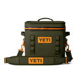 Yeti Hopper Flip 12, soft koeltas, olive/king crab orange