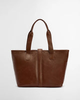 Barbour Alder Leather Tote Bag, brown