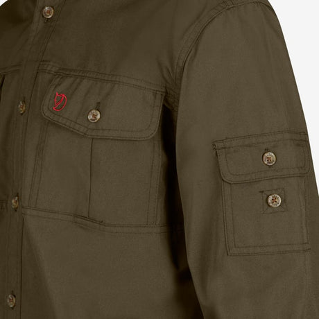 Fjällräven Singi Trekking Shirt M, dark olive