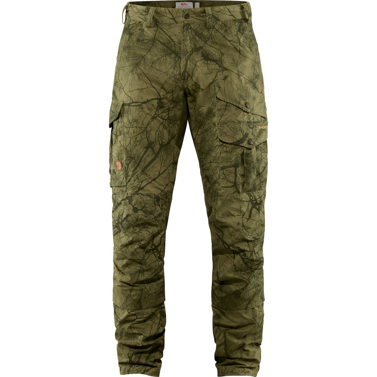 Fjällräven Barents Pro Hunting Trousers M, green camo/deep forest