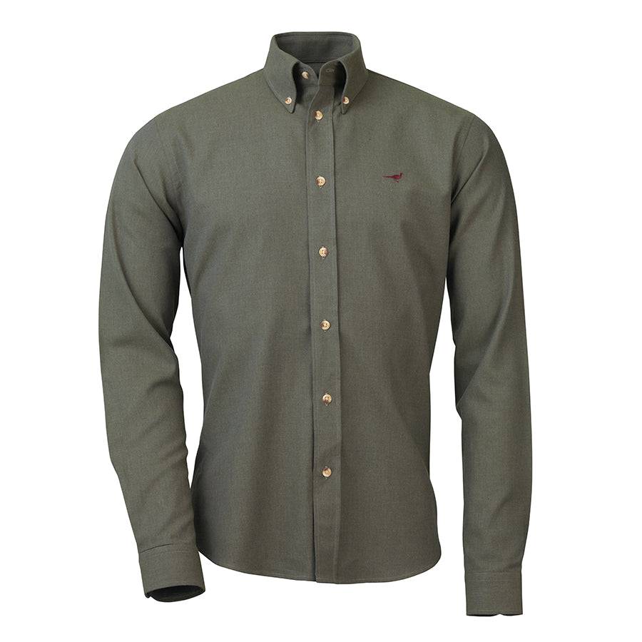 Laksen Oliver Shirt, cotton, olive