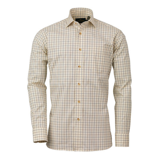 Laksen Nick Sporting Shirt, stretch, brownie/cornflower