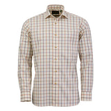 Laksen Dawson, Sporting Stretch Shirt, burnt orange/cornflower/bordeaux/forest