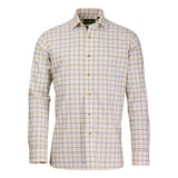 Laksen Edgar Brushed Organic Cotton Shirt, gorse/camel