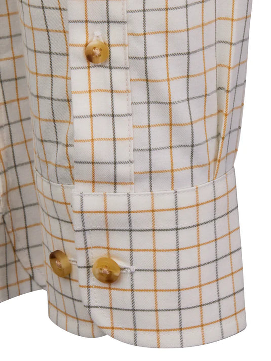 Laksen Jerrod Cotton Wool Shirt, gorse/olive