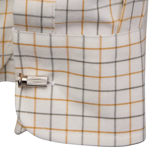 Laksen Jerrod Cotton Wool Shirt, gorse/olive