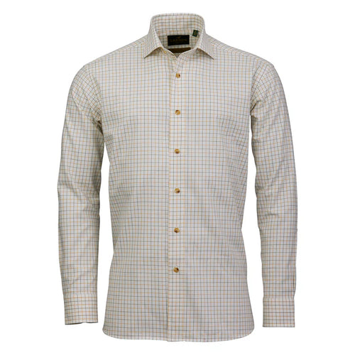 Laksen Jerrod Cotton Wool Shirt, gorse/olive