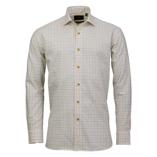 Laksen Jerrod Cotton Wool Shirt, gorse/olive