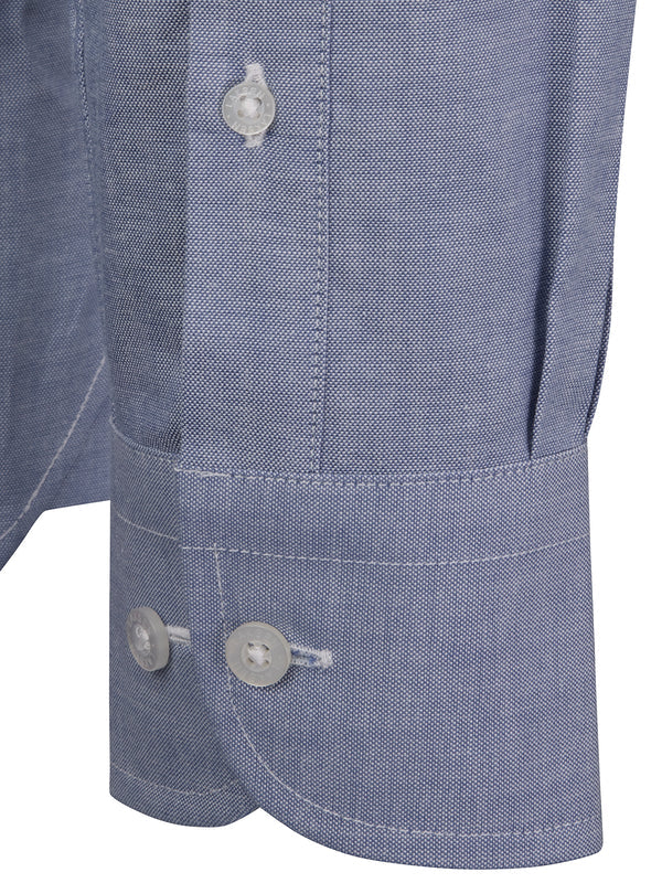 Afbeelding laden in Galerijviewer, Laksen Kaleb Chambray Shirt, light blue
