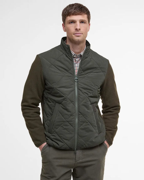 Barbour Hybrid Fleece Jacket, olive