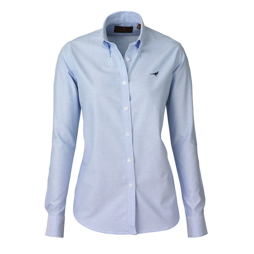 Laksen Notre Dame Oxford Shirt, light blue