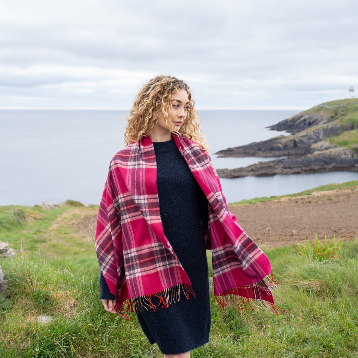 John Hanly 100% Merino Wrap 786