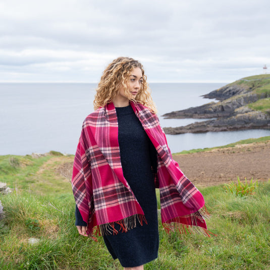 John Hanly 100% Merino Wrap 786