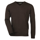 Laksen Sussex V-Neck Chocolade - Het Brabants Jachthuis