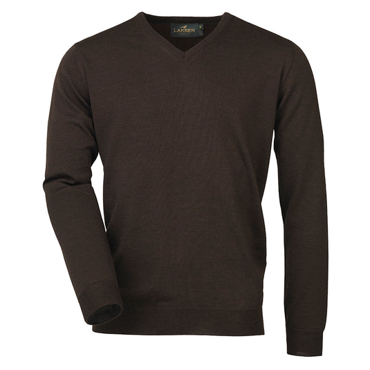 Laksen Sussex V-Neck Chocolade - Het Brabants Jachthuis