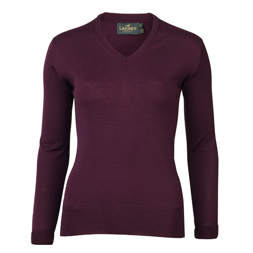 Laksen Carnaby V-Neck, purple