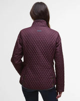 Barbour Dahlia Quilted Jacket, black cherry
