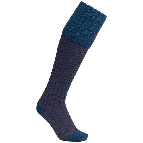 Laksen Westwood Mix Shooting Socks, cornflower