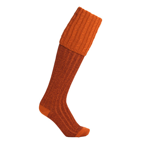 Laksen Westwood Mix Shooting Socks, mandarin