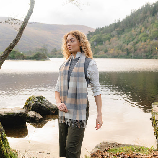 John Hanly 100% Merino Scarf 804