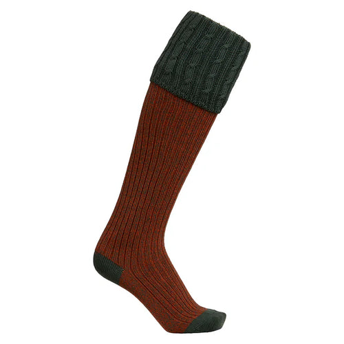 Laksen Westwood Shooting Socks, forest/terra