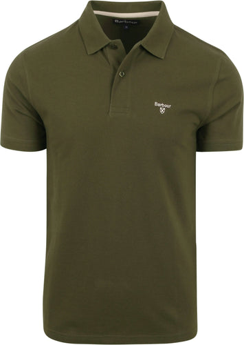 Barbour Sports Polo, dark olive