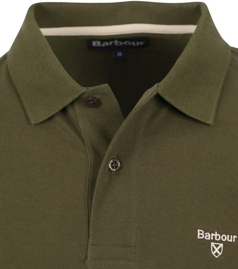 Load image into Gallery viewer, Barbour Sports Polo, dark olive
