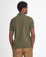 Barbour Sports Polo, dark olive
