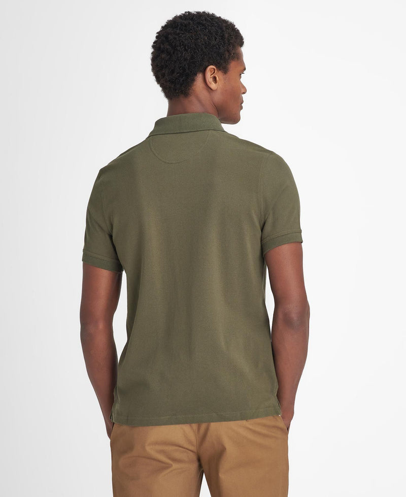 Load image into Gallery viewer, Barbour Sports Polo, dark olive
