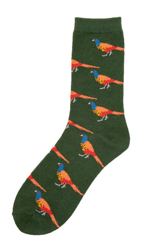 Akah sokken met fazant, groen