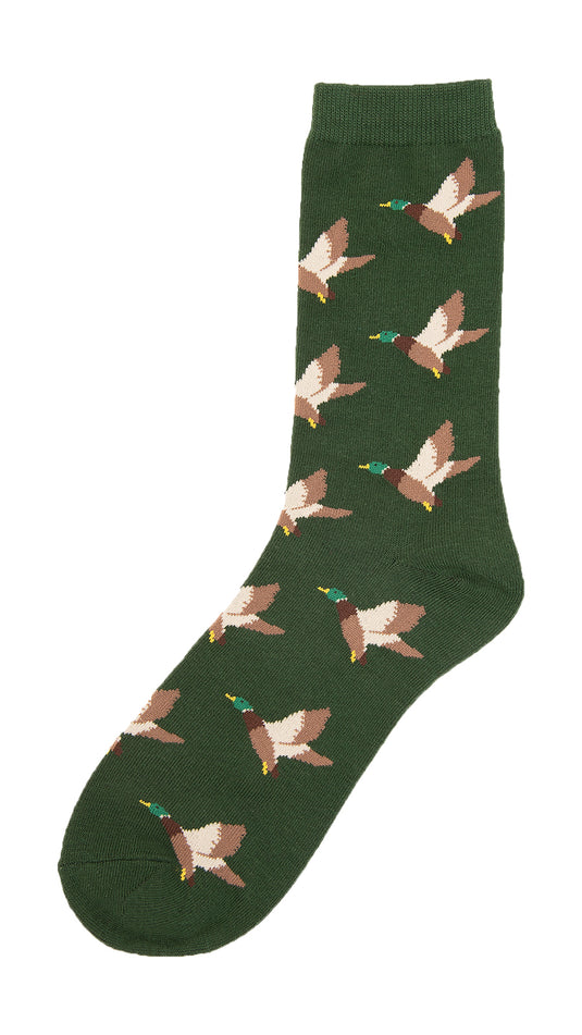 Akah sokken met eend, groen