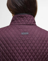 Barbour Dahlia Quilted Jacket, black cherry