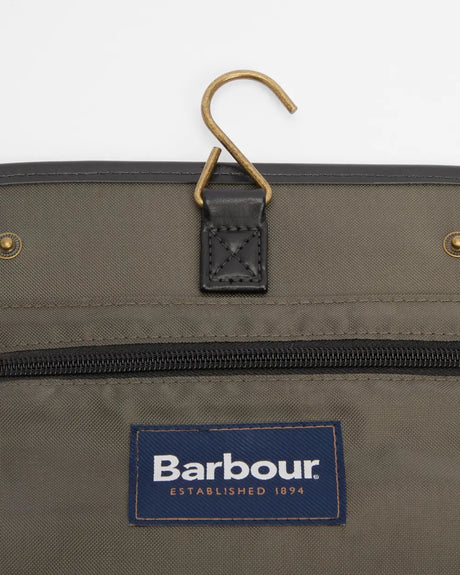 Barbour Tartan Hanging Washbag, classic