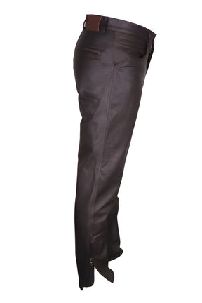 Foresta leren broek, bruin