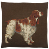 Gobelin Kussen Spaniel, brown