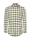 Jagdhund Bastian heren overhemd, green check