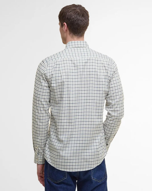 Barbour Preston Regular Tattersall Shirt, olive