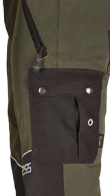 PSS Beschermingsbroek wilde zwijnen, groen/zwart
